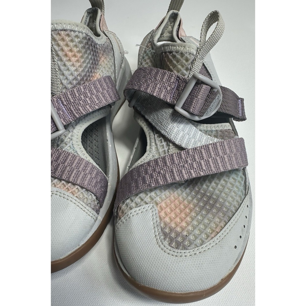 Chaco Chillos Sport Sandals Water Shoes Gray Lilac Mesh Slip On Women's 6 - Picture 2 of 6